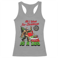 All I Want For Christmas Is A 180 Racerback Tank Top Bigfoot Lover Dartist Gift - Wonder Print Shop