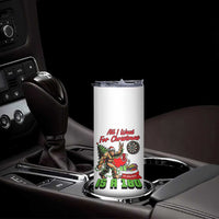 All I Want For Christmas Is A 180 Skinny Tumbler Bigfoot Lover Dartist Gift - Wonder Print Shop