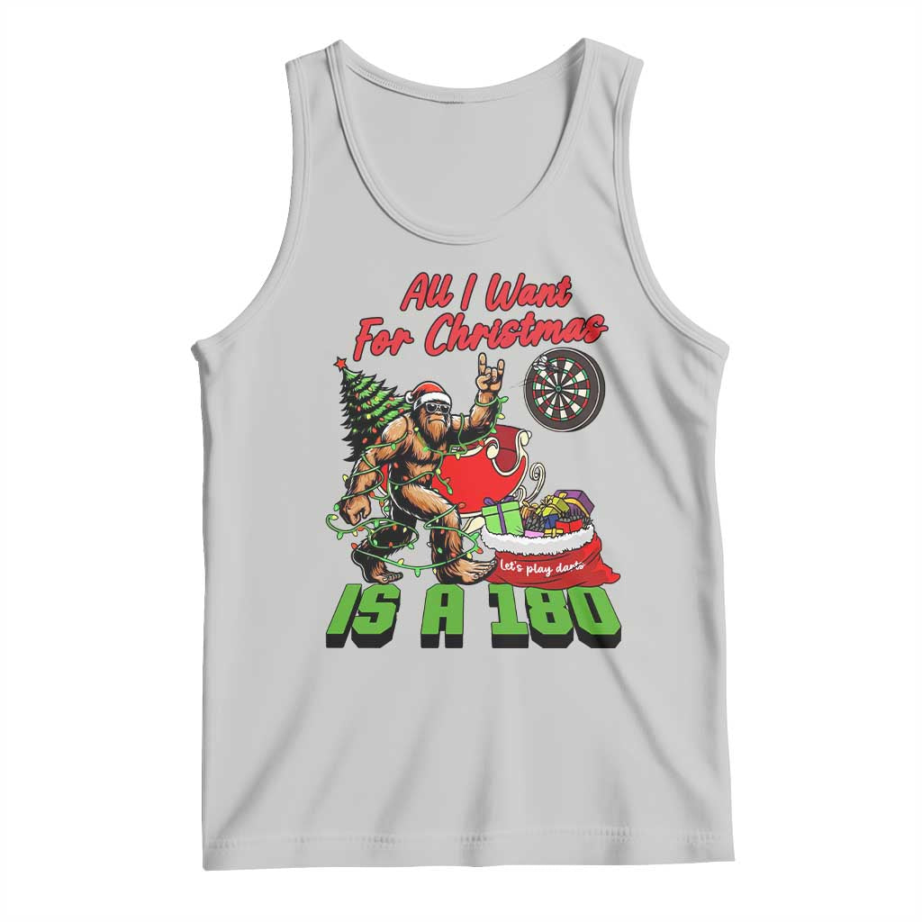 All I Want For Christmas Is A 180 Tank Top Bigfoot Lover Dartist Gift - Wonder Print Shop
