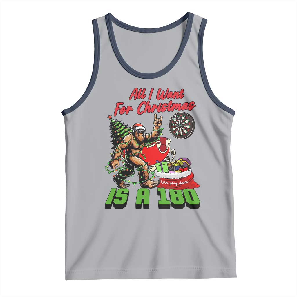 All I Want For Christmas Is A 180 Tank Top Bigfoot Lover Dartist Gift - Wonder Print Shop