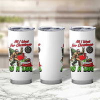 All I Want For Christmas Is A 180 Tumbler Cup Bigfoot Lover Dartist Gift - Wonder Print Shop