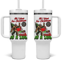 All I Want For Christmas Is A 180 Tumbler With Handle Bigfoot Lover Dartist Gift - Wonder Print Shop