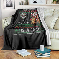All I Want For Christmas Is A 180 Throw Blanket Santa Dart Player Xmas Gift - Wonder Print Shop