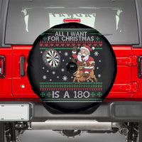 All I Want For Christmas Is A 180 Spare Tire Cover Santa Dart Player Xmas Gift - Wonder Print Shop