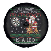 All I Want For Christmas Is A 180 Spare Tire Cover Santa Dart Player Xmas Gift - Wonder Print Shop