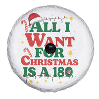 Funny Dart Player Spare Tire Cover All I Want For Christmas Is A 180 - Wonder Print Shop