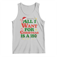 Funny Dart Player Tank Top All I Want For Christmas Is A 180 - Wonder Print Shop