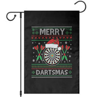 Christmas Dart Player Gift Garden Flag Merry Dartsmas - Wonder Print Shop