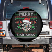 Christmas Dart Player Gift Spare Tire Cover Merry Dartsmas - Wonder Print Shop