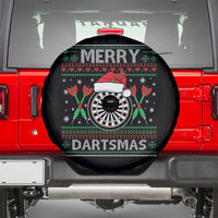 Christmas Dart Player Gift Spare Tire Cover Merry Dartsmas - Wonder Print Shop
