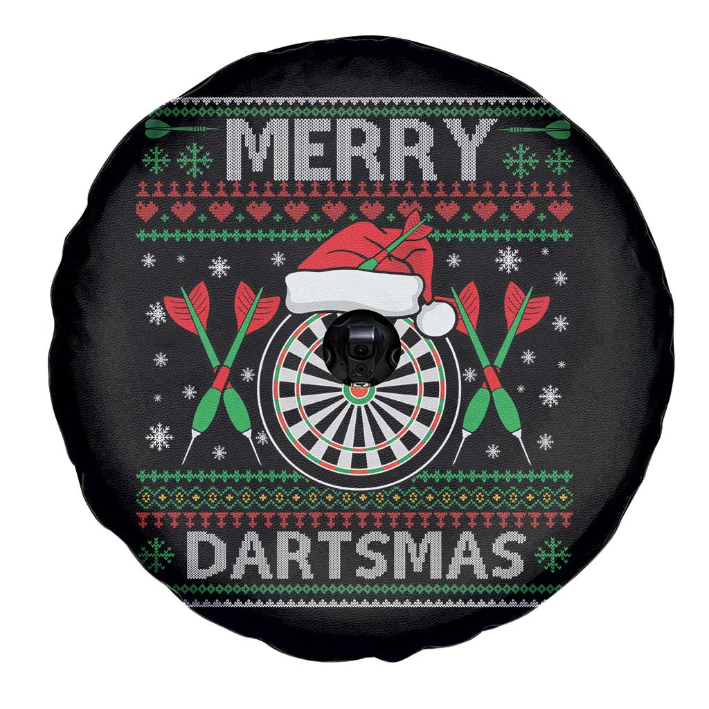 Christmas Dart Player Gift Spare Tire Cover Merry Dartsmas - Wonder Print Shop