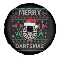Christmas Dart Player Gift Spare Tire Cover Merry Dartsmas - Wonder Print Shop