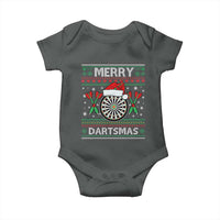 Christmas Dart Player Gift Baby Onesie Merry Dartsmas - Wonder Print Shop