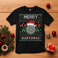 Christmas Dart Player Gift T Shirt Merry Dartsmas - Wonder Print Shop