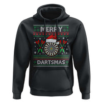 Christmas Dart Player Gift Hoodie Merry Dartsmas - Wonder Print Shop