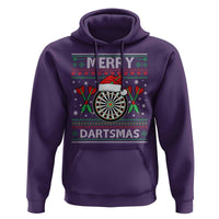 Christmas Dart Player Gift Hoodie Merry Dartsmas - Wonder Print Shop