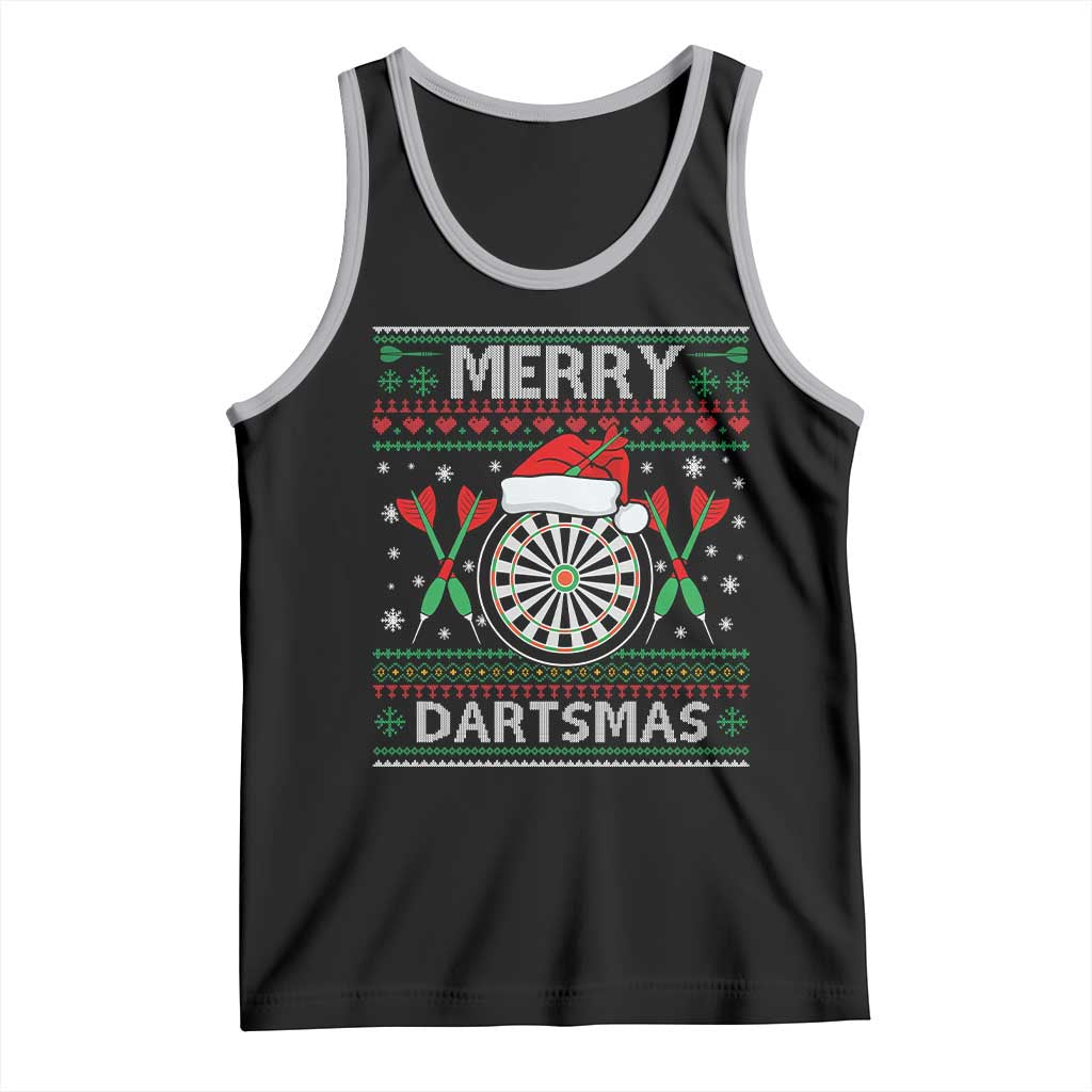 Christmas Dart Player Gift Tank Top Merry Dartsmas - Wonder Print Shop