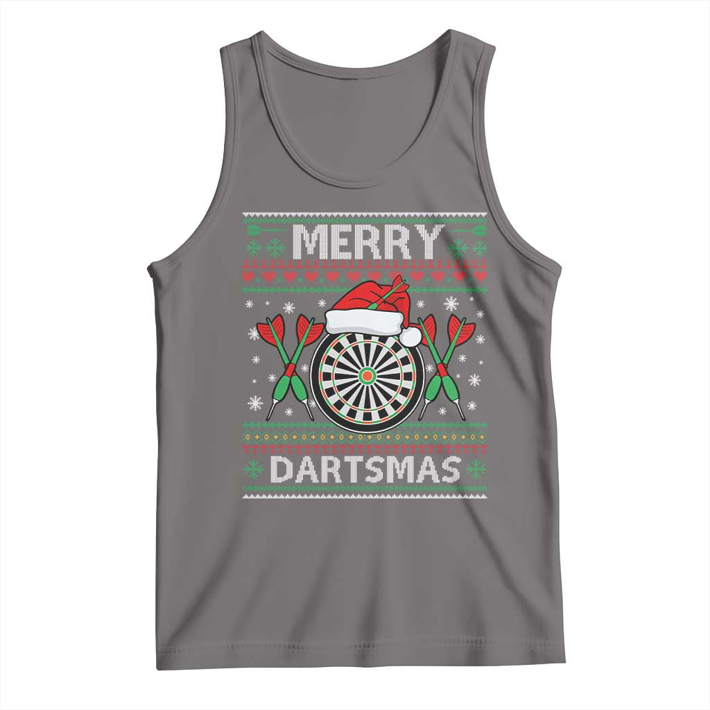 Christmas Dart Player Gift Tank Top Merry Dartsmas - Wonder Print Shop