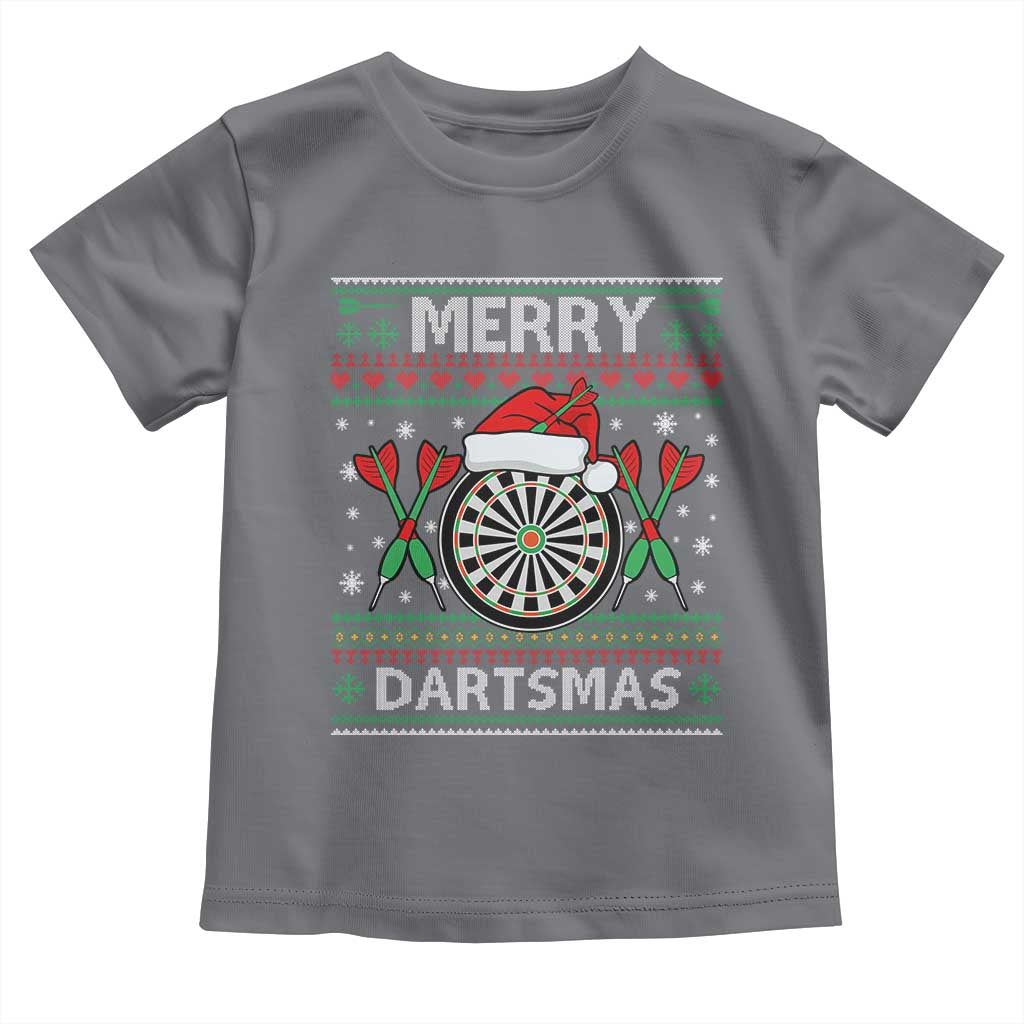 Christmas Dart Player Gift Toddler T Shirt Merry Dartsmas - Wonder Print Shop