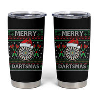 Christmas Dart Player Gift Tumbler Cup Merry Dartsmas - Wonder Print Shop