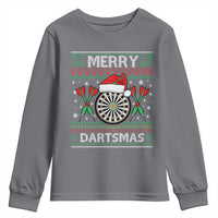 Christmas Dart Player Gift Youth Sweatshirt Merry Dartsmas - Wonder Print Shop