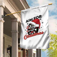 Funny Dart Player Aim For Christmas Garden Flag Gift For Dartist - Wonder Print Shop