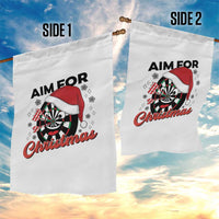 Funny Dart Player Aim For Christmas Garden Flag Gift For Dartist - Wonder Print Shop