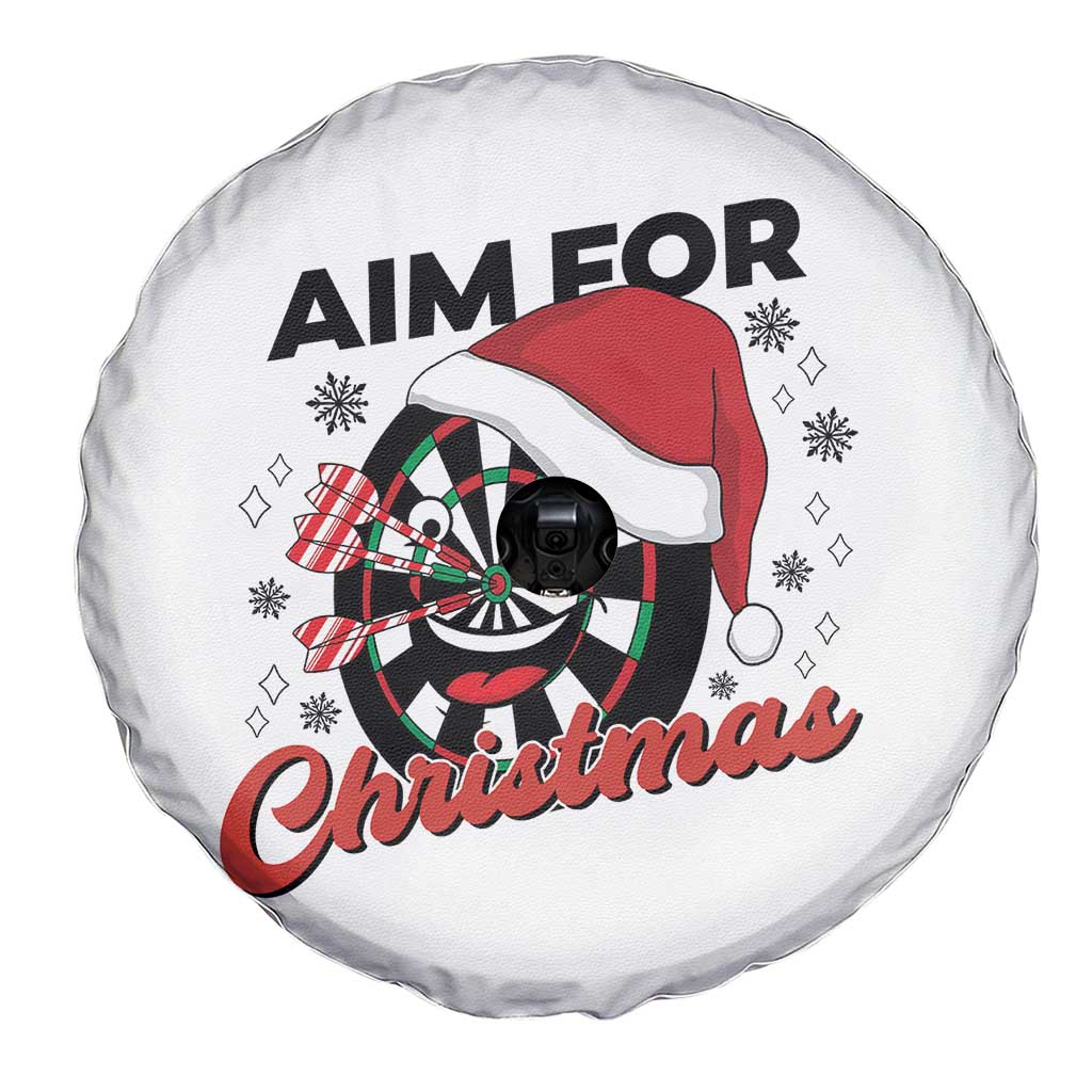 Funny Dart Player Aim For Christmas Spare Tire Cover Gift For Dartist - Wonder Print Shop