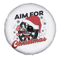 Funny Dart Player Aim For Christmas Spare Tire Cover Gift For Dartist - Wonder Print Shop