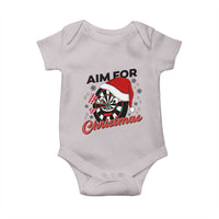 Funny Dart Player Aim For Christmas Baby Onesie Gift For Dartist - Wonder Print Shop