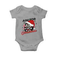 Funny Dart Player Aim For Christmas Baby Onesie Gift For Dartist - Wonder Print Shop