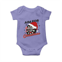 Funny Dart Player Aim For Christmas Baby Onesie Gift For Dartist - Wonder Print Shop