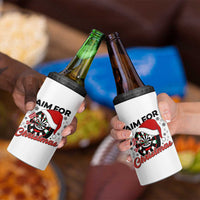 Funny Dart Player Aim For Christmas 4 in 1 Can Cooler Tumbler Gift For Dartist - Wonder Print Shop