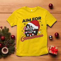 Funny Dart Player Aim For Christmas T Shirt Gift For Dartist - Wonder Print Shop