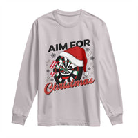 Funny Dart Player Aim For Christmas Long Sleeve Shirt Gift For Dartist - Wonder Print Shop
