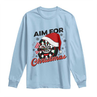 Funny Dart Player Aim For Christmas Long Sleeve Shirt Gift For Dartist - Wonder Print Shop