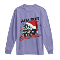 Funny Dart Player Aim For Christmas Long Sleeve Shirt Gift For Dartist - Wonder Print Shop