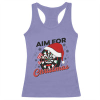 Funny Dart Player Aim For Christmas Racerback Tank Top Gift For Dartist - Wonder Print Shop