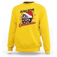 Funny Dart Player Aim For Christmas Sweatshirt Gift For Dartist - Wonder Print Shop