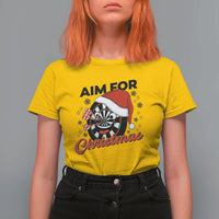 Funny Dart Player Aim For Christmas T Shirt For Women Gift For Dartist - Wonder Print Shop