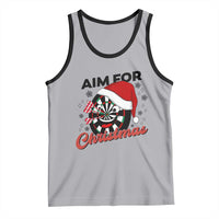 Funny Dart Player Aim For Christmas Tank Top Gift For Dartist - Wonder Print Shop