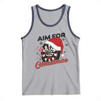 Funny Dart Player Aim For Christmas Tank Top Gift For Dartist - Wonder Print Shop
