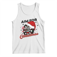 Funny Dart Player Aim For Christmas Tank Top Gift For Dartist - Wonder Print Shop