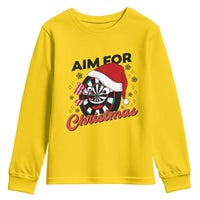 Funny Dart Player Aim For Christmas Youth Sweatshirt Gift For Dartist - Wonder Print Shop