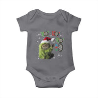 Funny Cat Throwing Dart Ho Ho Ho Baby Onesie Christmas Gift For Dart Player - Wonder Print Shop