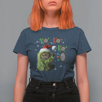 Funny Cat Throwing Dart Ho Ho Ho T Shirt For Women Christmas Gift For Dart Player - Wonder Print Shop