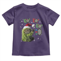 Funny Cat Throwing Dart Ho Ho Ho Toddler T Shirt Christmas Gift For Dart Player - Wonder Print Shop