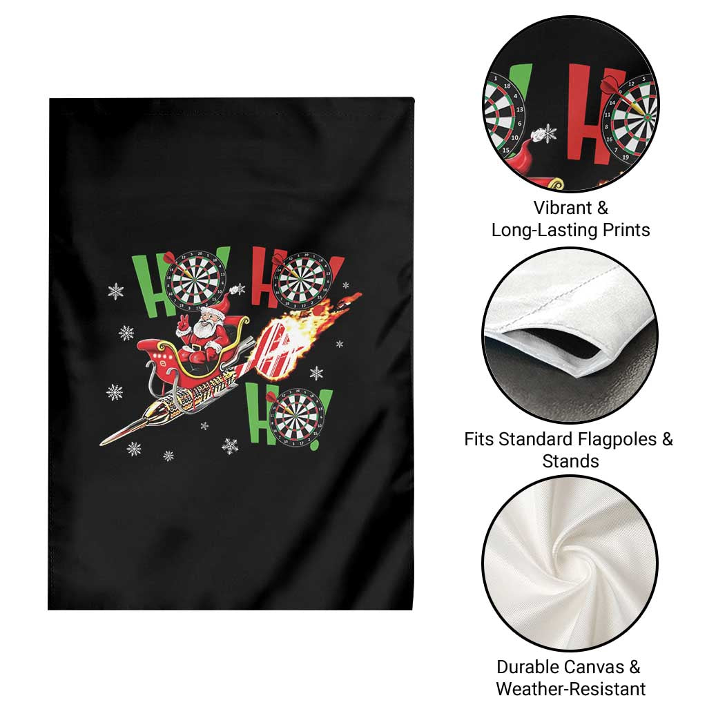 Christmas Dart Game Garden Flag Funny Ho Ho Ho Dart Player Holiday Gift - Wonder Print Shop