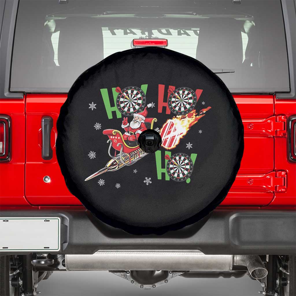 Christmas Dart Game Spare Tire Cover Funny Ho Ho Ho Dart Player Holiday Gift - Wonder Print Shop
