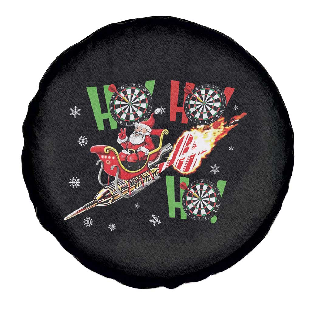 Christmas Dart Game Spare Tire Cover Funny Ho Ho Ho Dart Player Holiday Gift - Wonder Print Shop